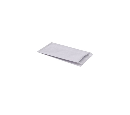 Hvid papirspose uden hank. 35 gr./m2.
